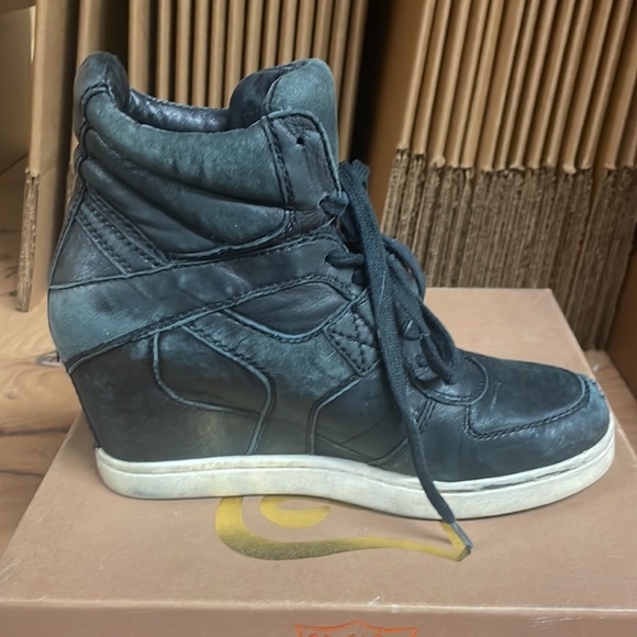 Ash As-cool Ter wedge sneaker black size 40 - Picture 10 of 17
